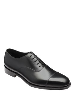 Loake Aldwych Leather Toecap Oxford Shoes - view 2, Black