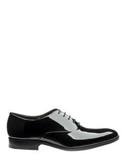 Loake Patent Leather Oxford Shoes, Black Patent, Black Patent