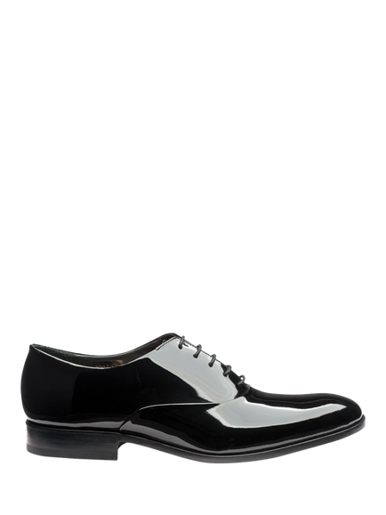 Loake Patent Leather Oxford Shoes, Black Patent, Black Patent