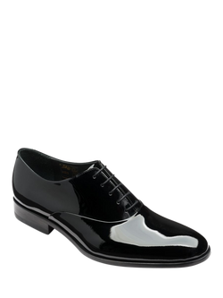 Loake Patent Leather Oxford Shoes, Black Patent - view 2, Black Patent