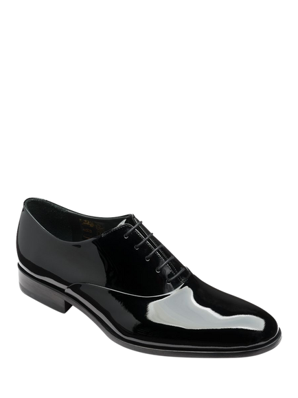 Loake Patent Leather Oxford Shoes, Black Patent - view 2, Black Patent