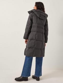 Monsoon Molly Long Puffer Coat - view 2, Black