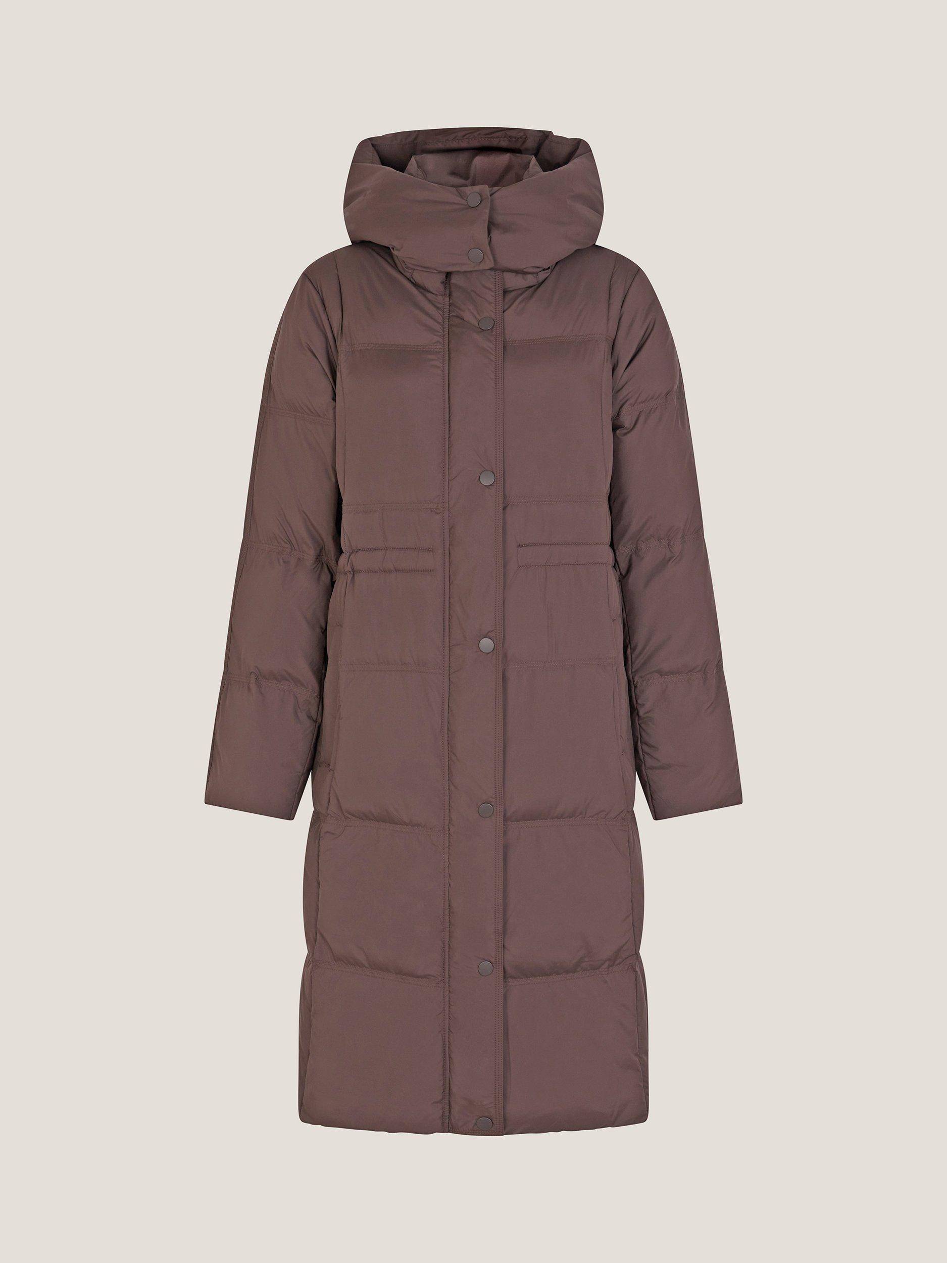 Product image 5 of 5, which shows Monsoon Molly Long Puffer Coat, Chocolate, S