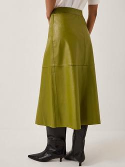 Monsoon Marnie Midi Skirt, Olive - view 2, Olive