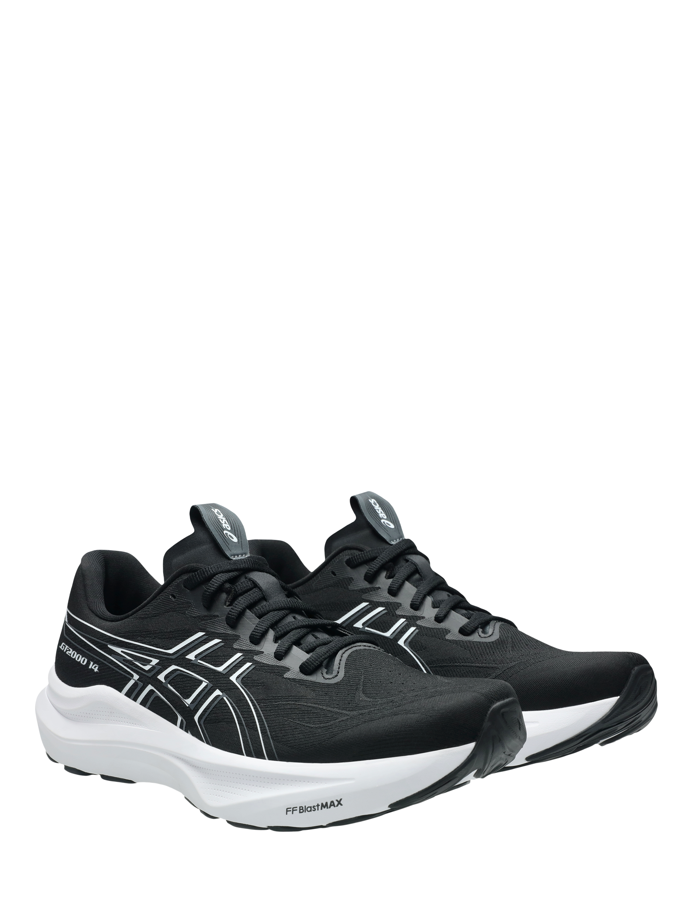 Product image 4 of 7, which shows ASICS Men's GT-2000 14 Running Shoes, Black/Multi, 7
