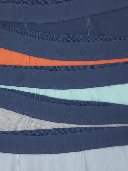 John Lewis Kids' Solid Trunks, Pack of 5, Multi - view 2, Multi