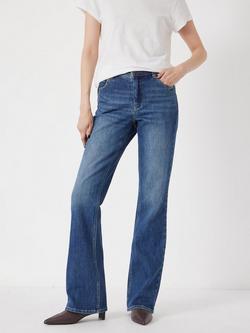 HUSH Rowan Flared Jeans, Mid Authentic Blue, Mid Authentic Blue