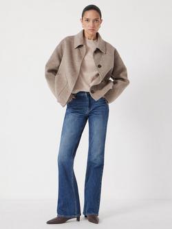 HUSH Rowan Flared Jeans, Mid Authentic Blue - view 2, Mid Authentic Blue