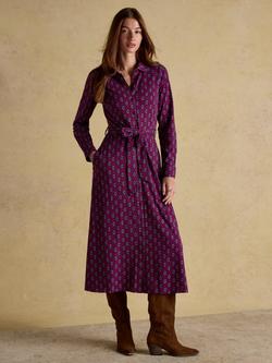 Joules Geometric Jersey Shirt Dress, Multi, Multi
