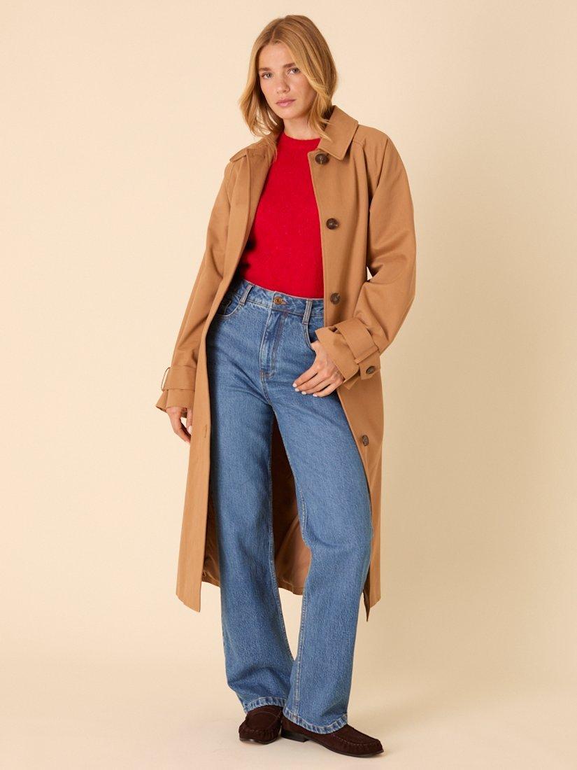 Product image 1 of 4, which shows Nobody's Child Bramiola Trench Coat, Camel, XS