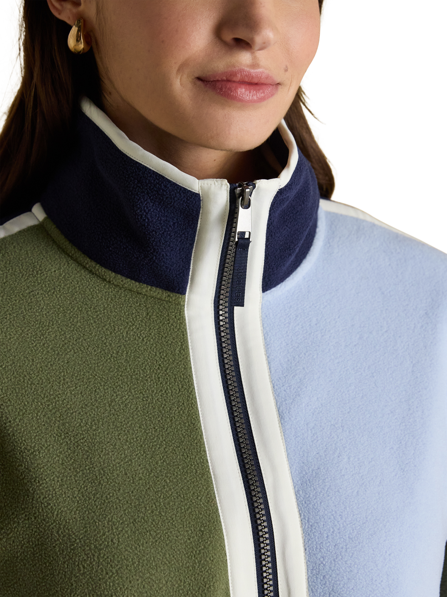 Product image 4 of 7, which shows Joules Hotchpotch 1/4 Zip Jumper, Multi, 6