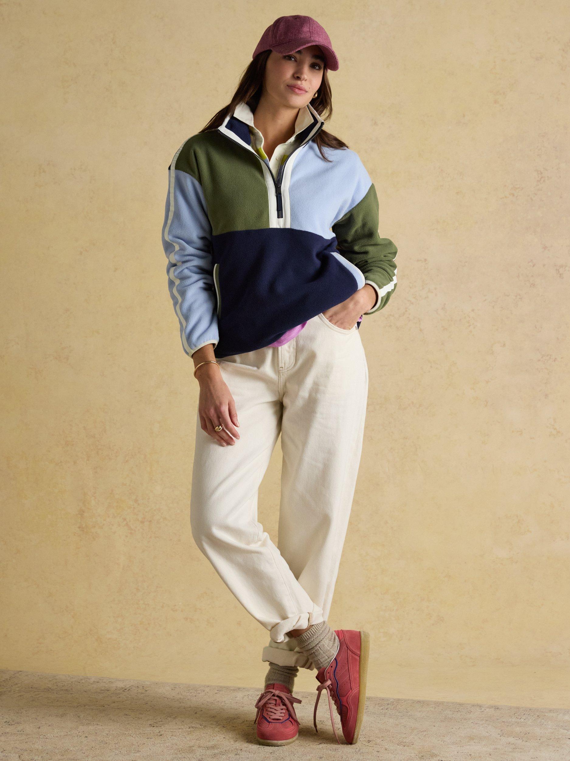 Product image 5 of 7, which shows Joules Hotchpotch 1/4 Zip Jumper, Multi, 6