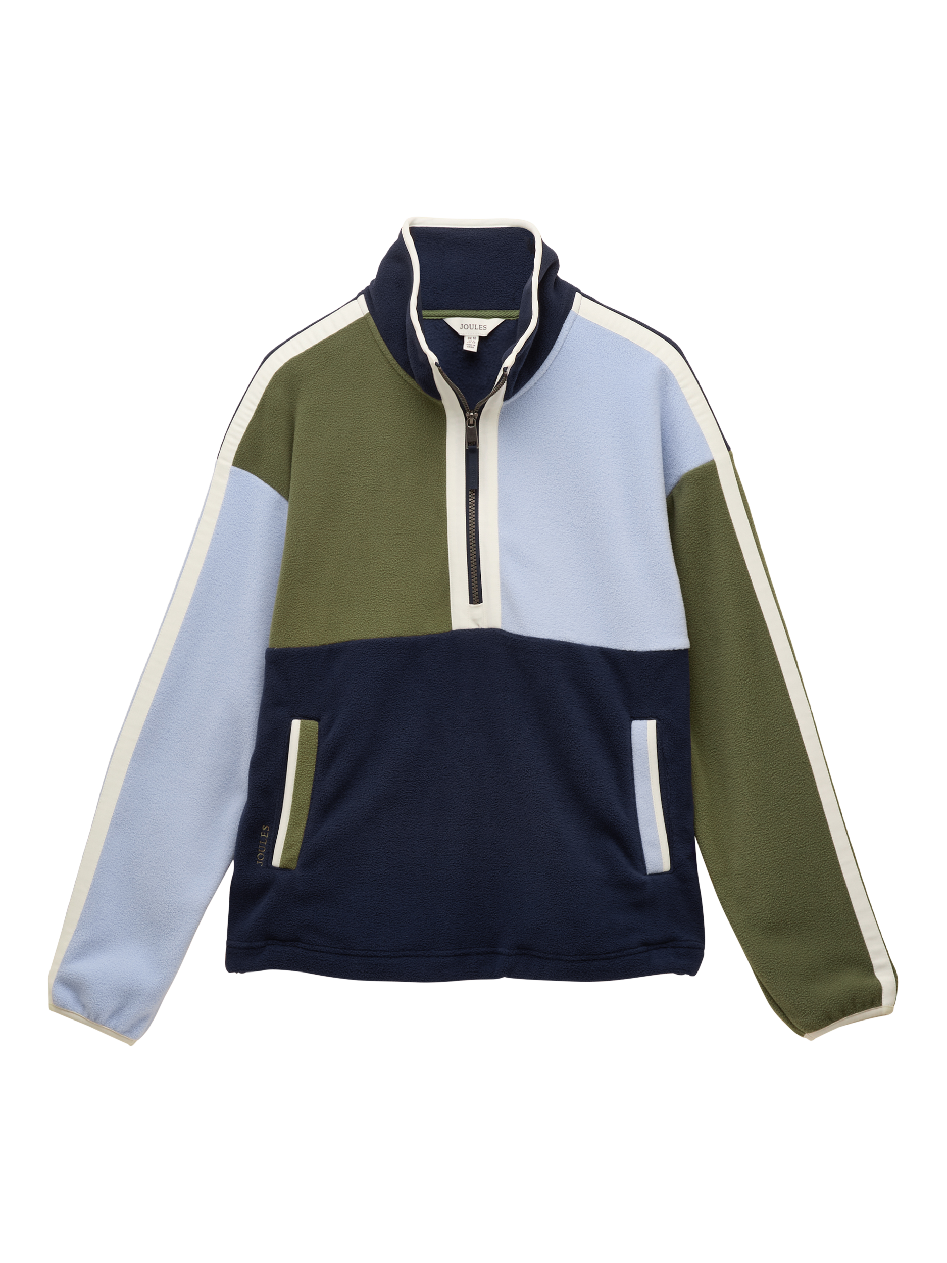 Product image 6 of 7, which shows Joules Hotchpotch 1/4 Zip Jumper, Multi, 6