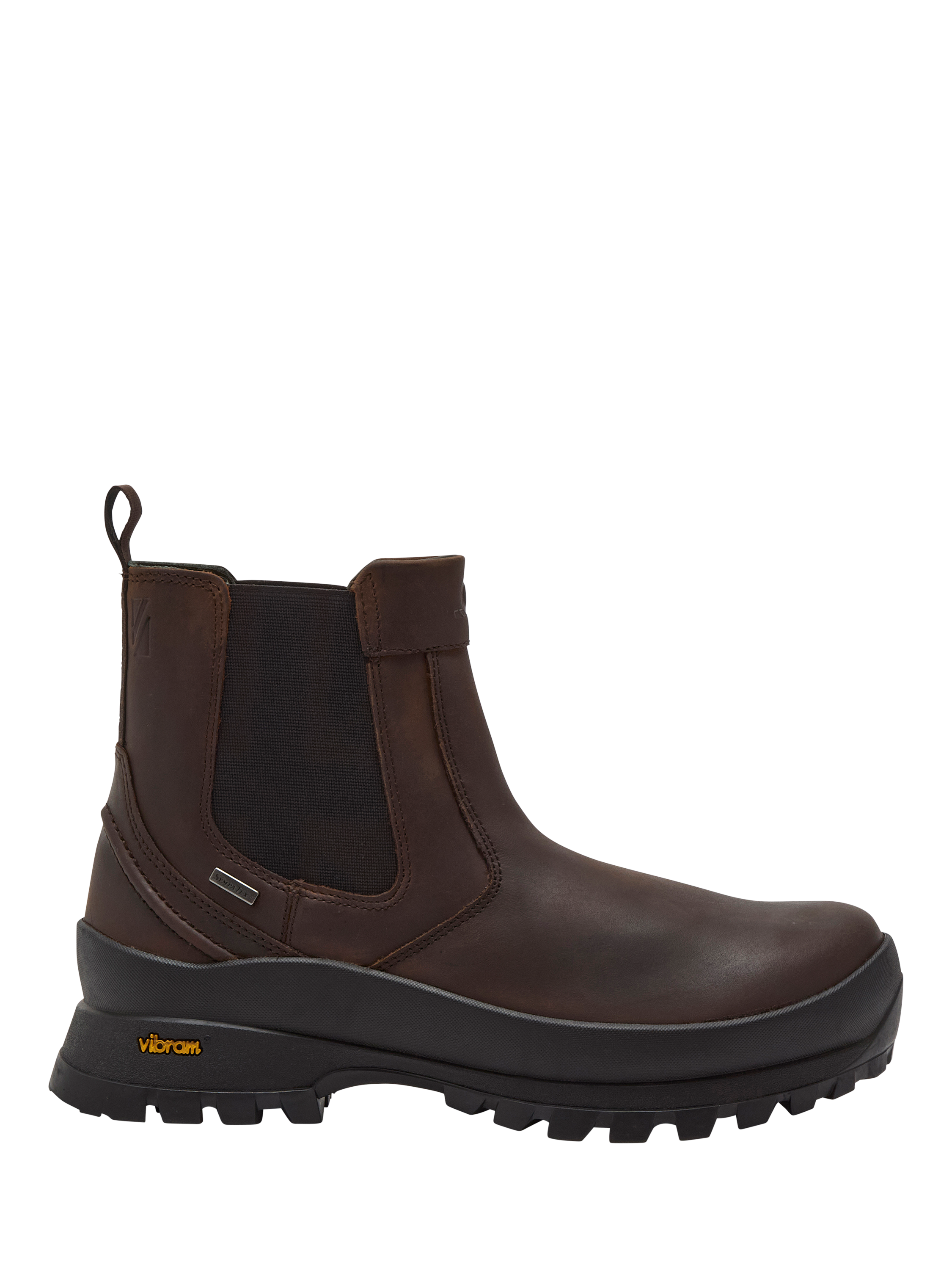 Product image 1 of 4, which shows Chatham Cockley Leather Ankle Boots, Dark Brown, 7