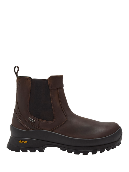 Chatham Cockley Leather Ankle Boots, Tan, Dark Brown