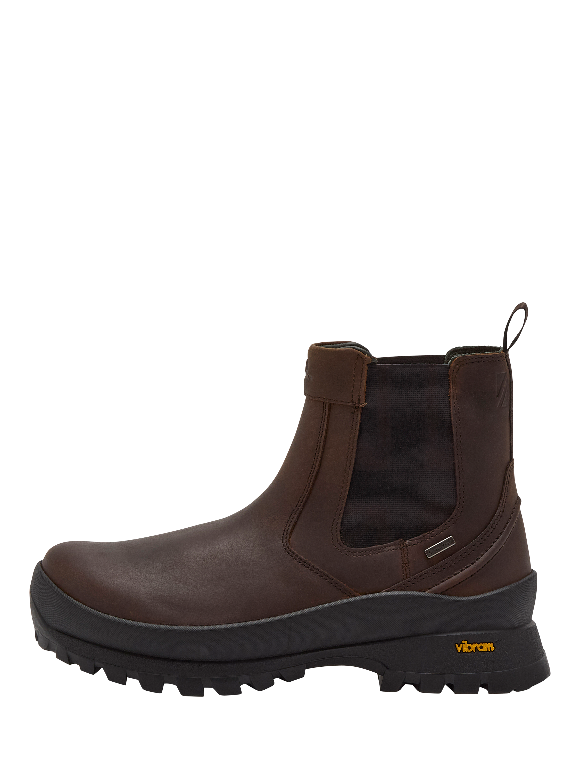 Product image 2 of 4, which shows Chatham Cockley Leather Ankle Boots, Dark Brown, 7