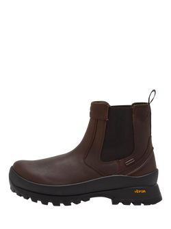 Chatham Cockley Leather Ankle Boots, Dark Brown - view 2, Dark Brown