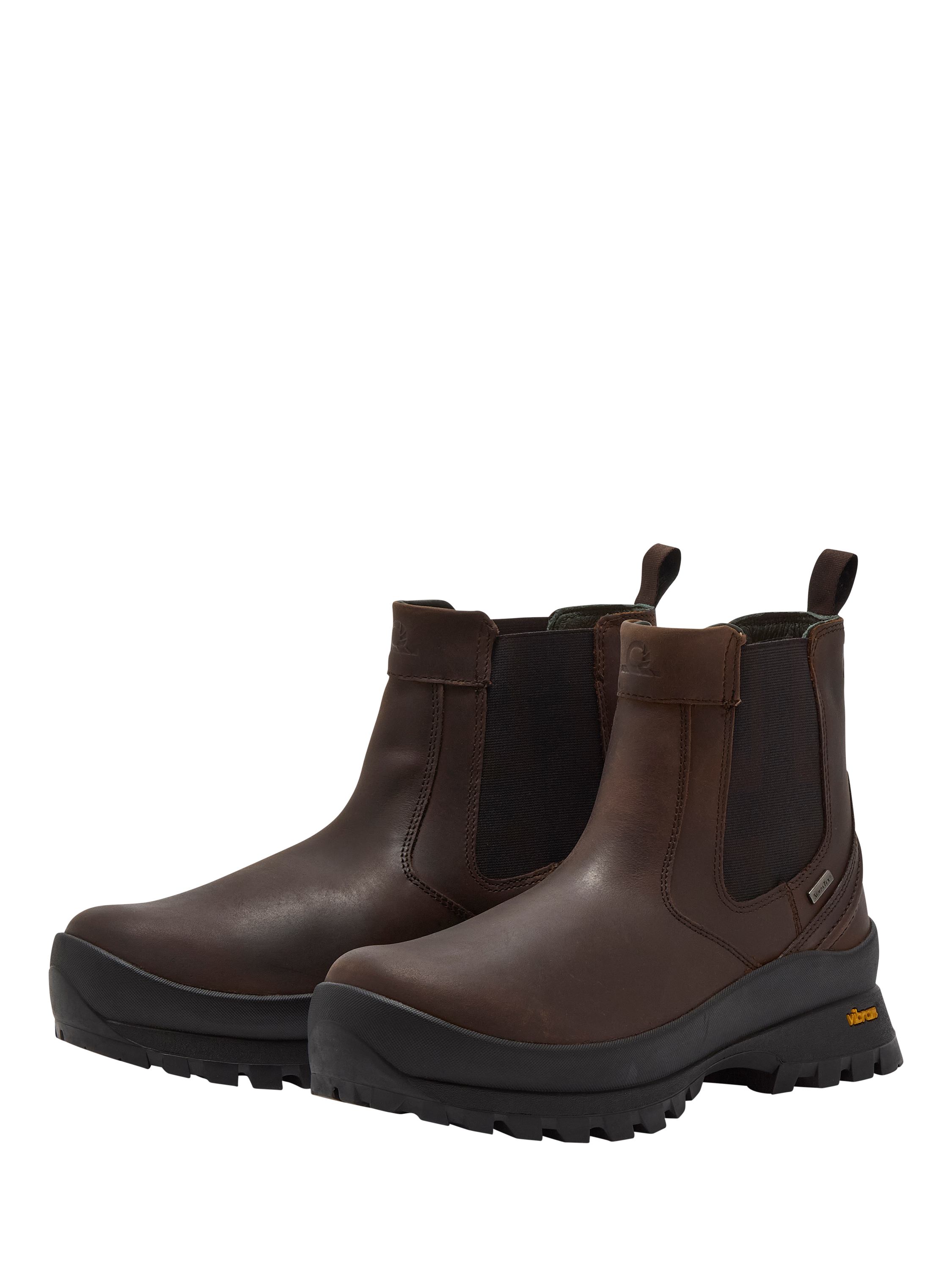 Product image 4 of 4, which shows Chatham Cockley Leather Ankle Boots, Dark Brown, 7