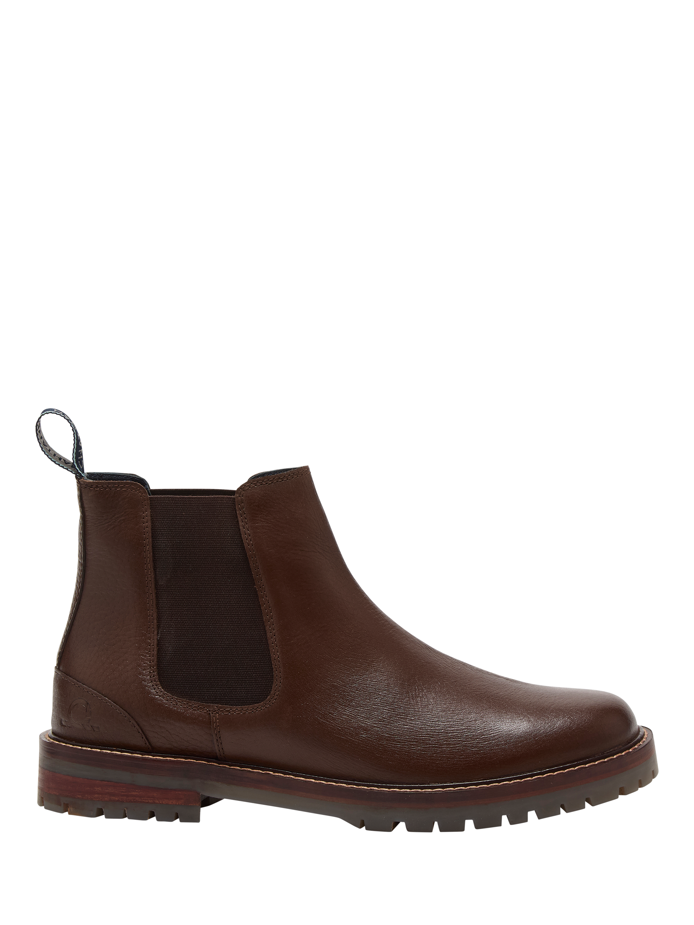 Product image 1 of 4, which shows Chatham Findhorn Leather Chelsea Boots, Brown, 7
