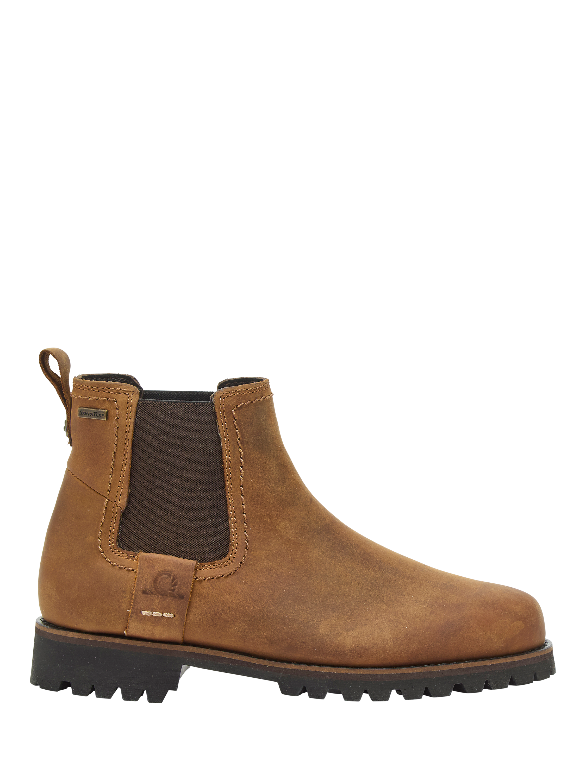 Product image 1 of 4, which shows Chatham Southill II Leather Chelsea Boots, Walnut, 7