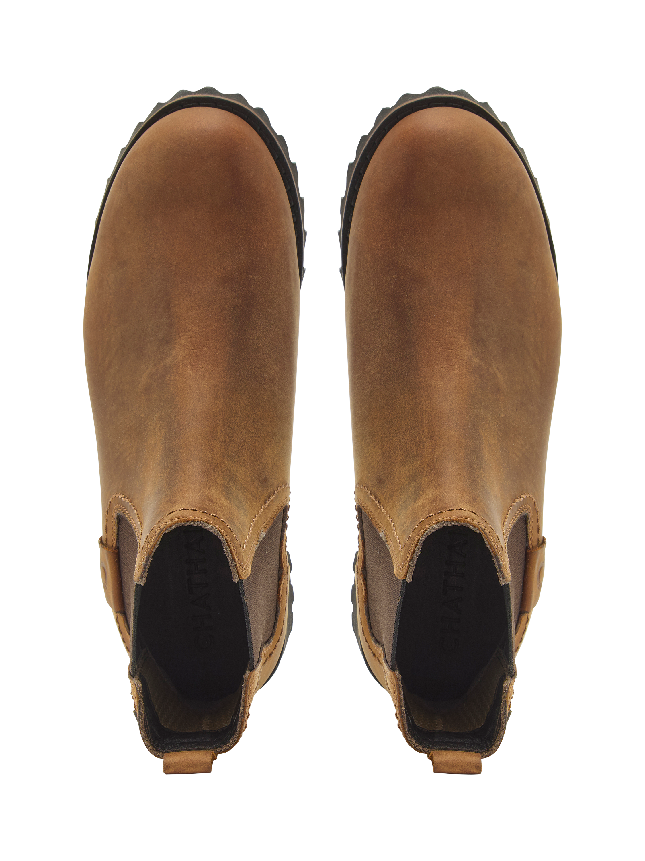 Product image 3 of 4, which shows Chatham Southill II Leather Chelsea Boots, Walnut, 7