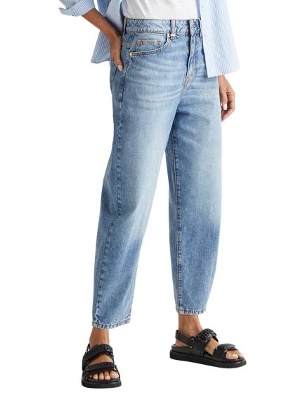 Benetton Cotton Boyfriend Jeans, Blue