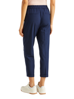 Benetton Ankle Length Slim Fit Cigarette Pants - view 2, Blue