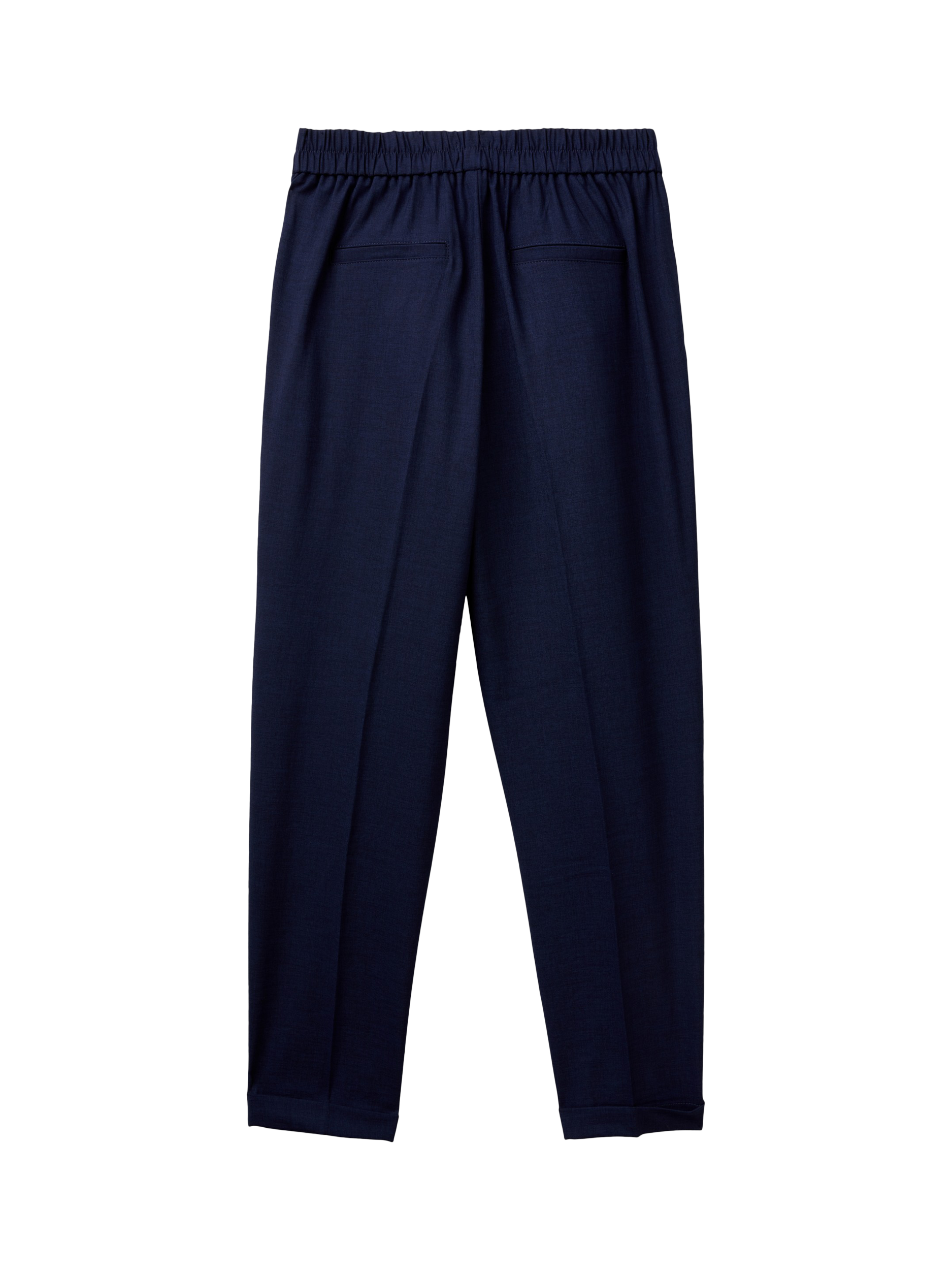 Product image 5 of 5, which shows Benetton Ankle Length Slim Fit Cigarette Pants , Blue, XS