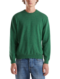Benetton Wool Crew Neck Jumper, Green