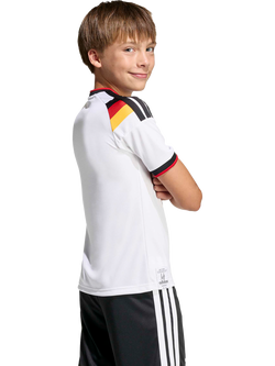 adidas Kids' Germany 26 Home Football Shirt, White - view 2, White