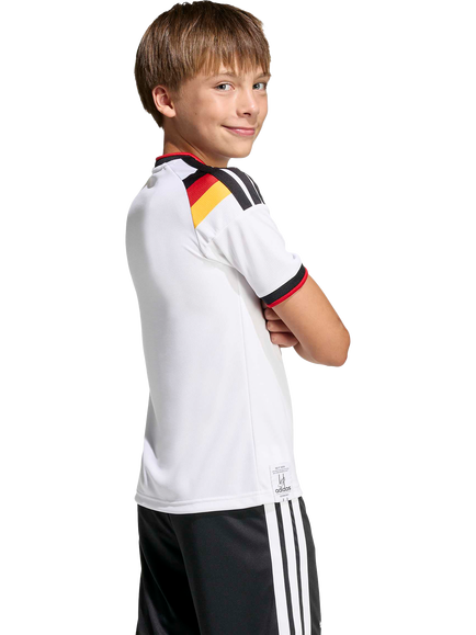 adidas Kids' Germany 26 Home Football Shirt, White - view 2, White