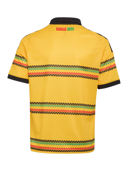 adidas Kids' Jamaica 26 Home Football Shirt, Bold Gold - view 2, Bold Gold