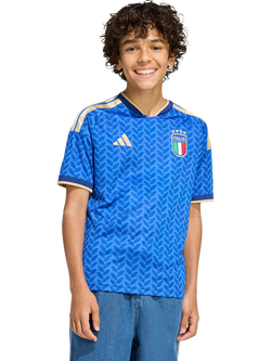 adidas Kids' Italy 26 Home Football Jersey, Bold Blue, Bold Blue