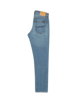 Nudie Jeans Solid Ollie Slim Fit Jean, Blue Bur - view 2, Blue Blur