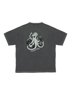 Nudie Jeans Koffe Knock-Topus T-Shirt, Antracite - view 2, Antracite