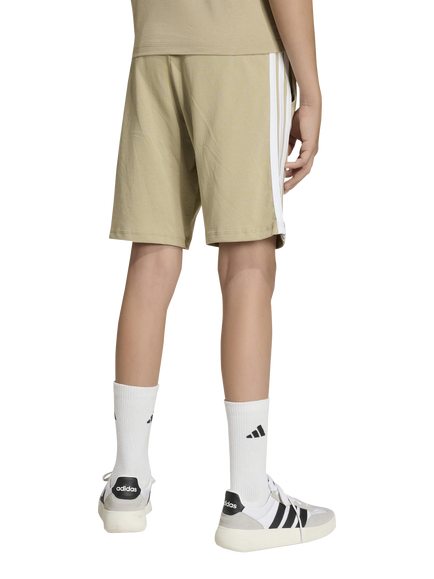 adidas Kids' Essentials Drawstring Shorts, Beige/White - view 2, Beige/White
