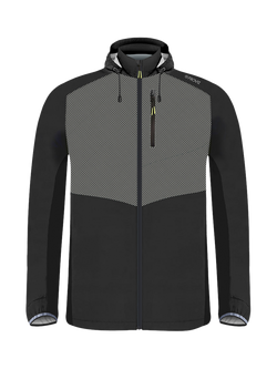 Proviz Men's REFLECT360 Reflective Lumina Hooded Running Jacket, Yellow, Black