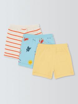 John Lewis Mixed Shorts, Pack of 3, Multi - view 2, Multi