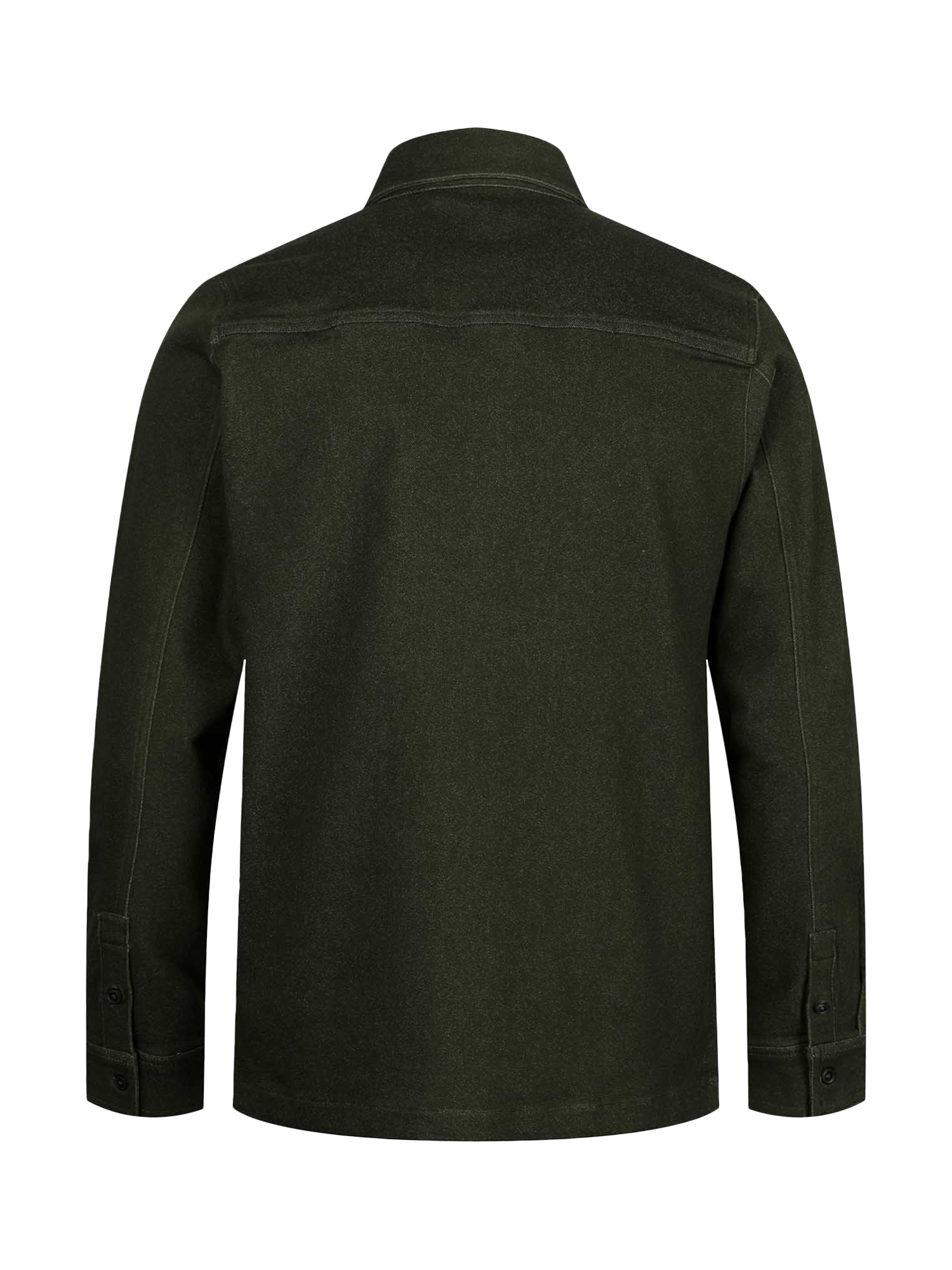 Product image 5 of 8, which shows LUKE 1977 Down Clover Shirt, Dark Green, S