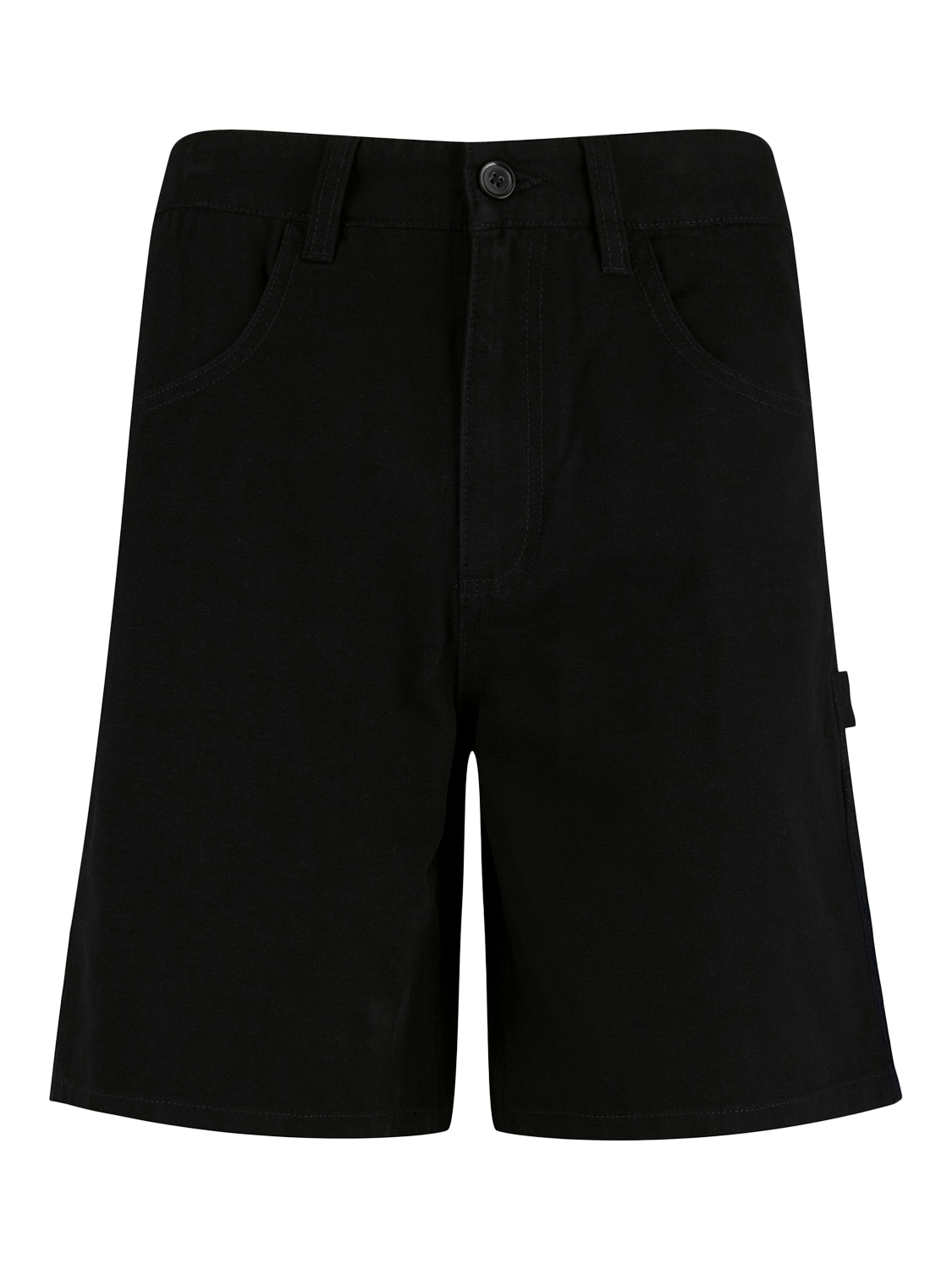Product image 4 of 7, which shows LUKE 1977 Molfre Cotton Carpenter Shorts, Black, 28R
