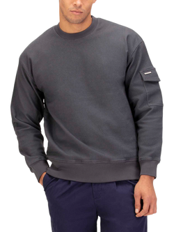 LUKE 1977 Caleta Cotton Blend Sweatshirt, Charcoal