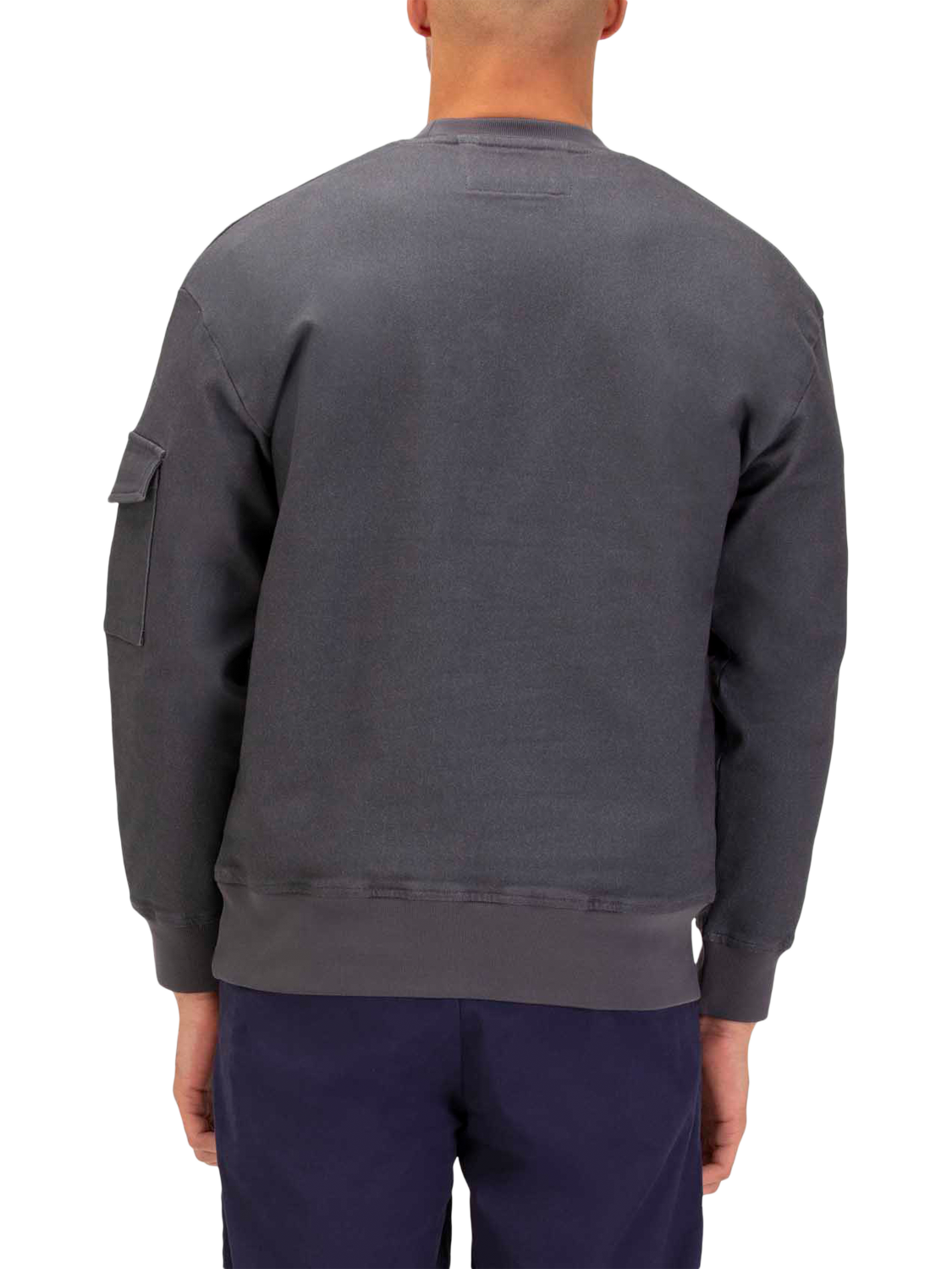 Product image 2 of 8, which shows LUKE 1977 Caleta Cotton Blend Sweatshirt, Charcoal, S