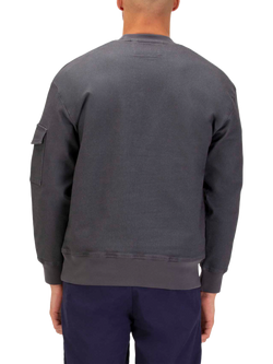 LUKE 1977 Caleta Cotton Blend Sweatshirt - view 2, Charcoal