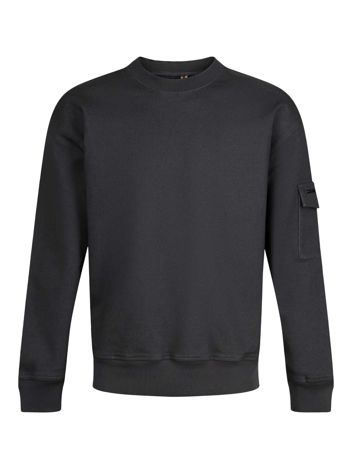 Product image 4 of 8, which shows LUKE 1977 Caleta Cotton Blend Sweatshirt, Charcoal, S
