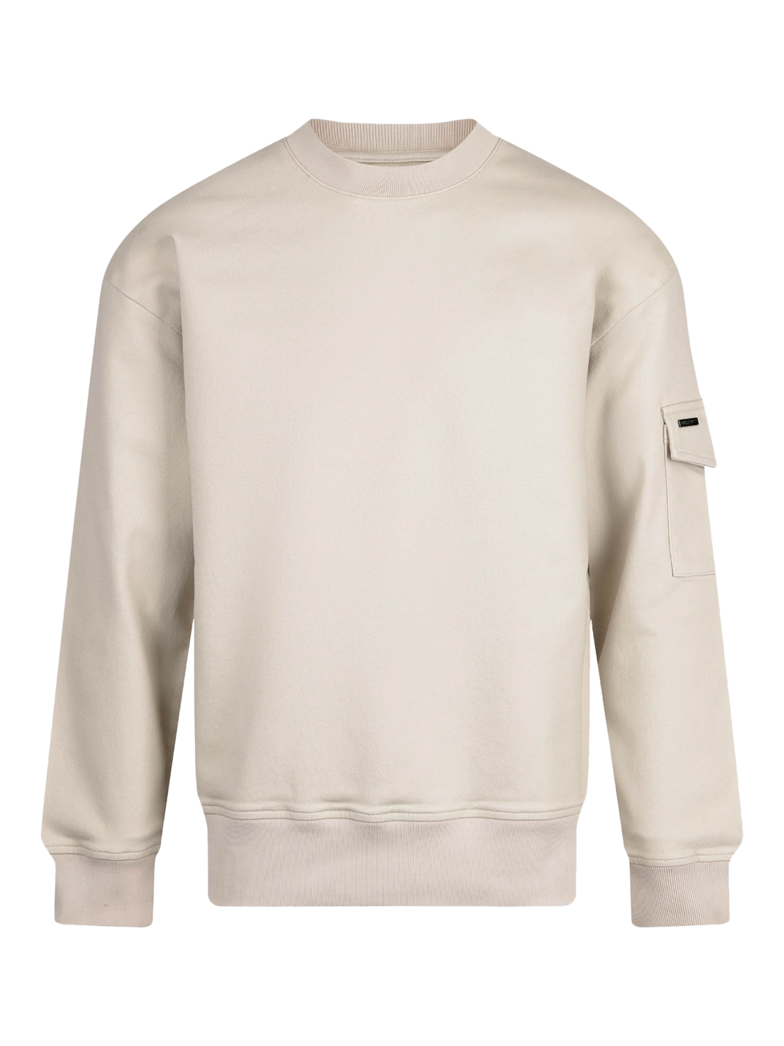 Product image 4 of 8, which shows LUKE 1977 Caleta Cotton Blend Sweatshirt, Stone, S