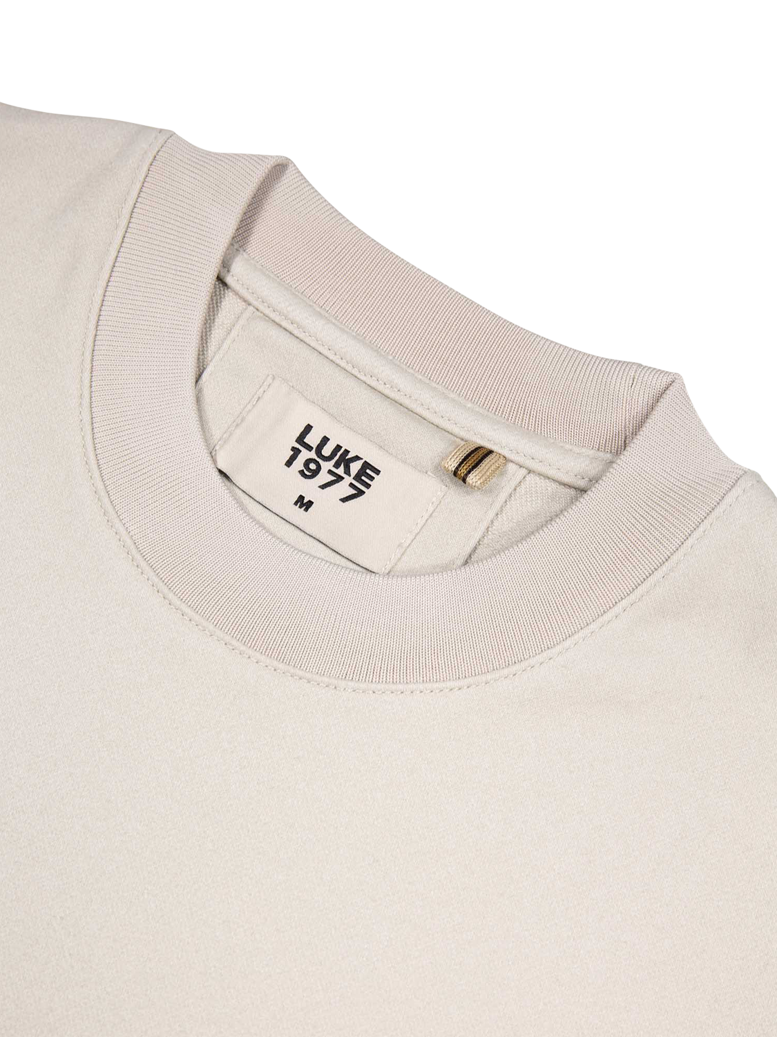 Product image 8 of 8, which shows LUKE 1977 Caleta Cotton Blend Sweatshirt, Stone, S