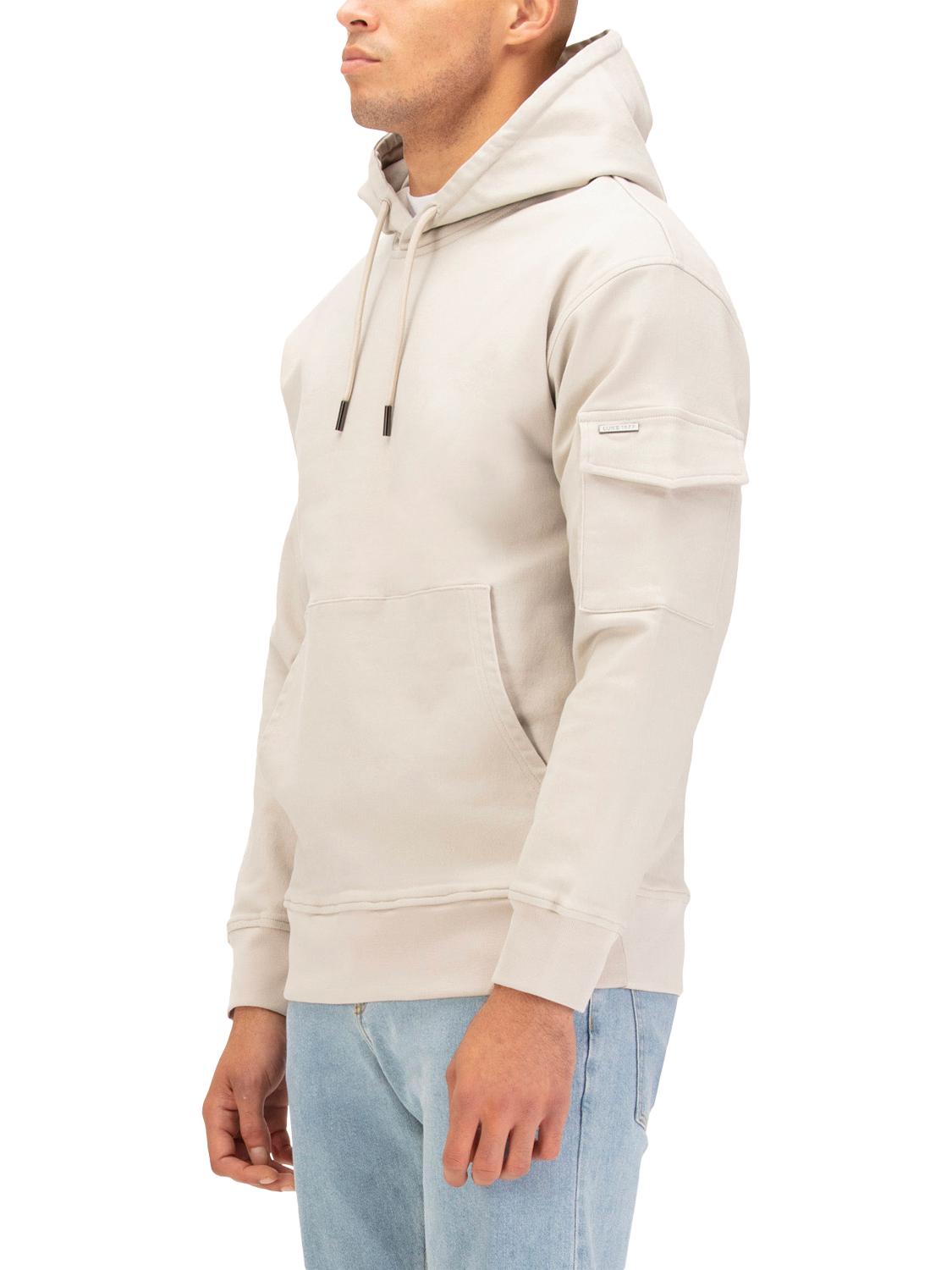 Product image 3 of 7, which shows LUKE 1977 Marlin Cotton Blend Hoodie, Stone, S