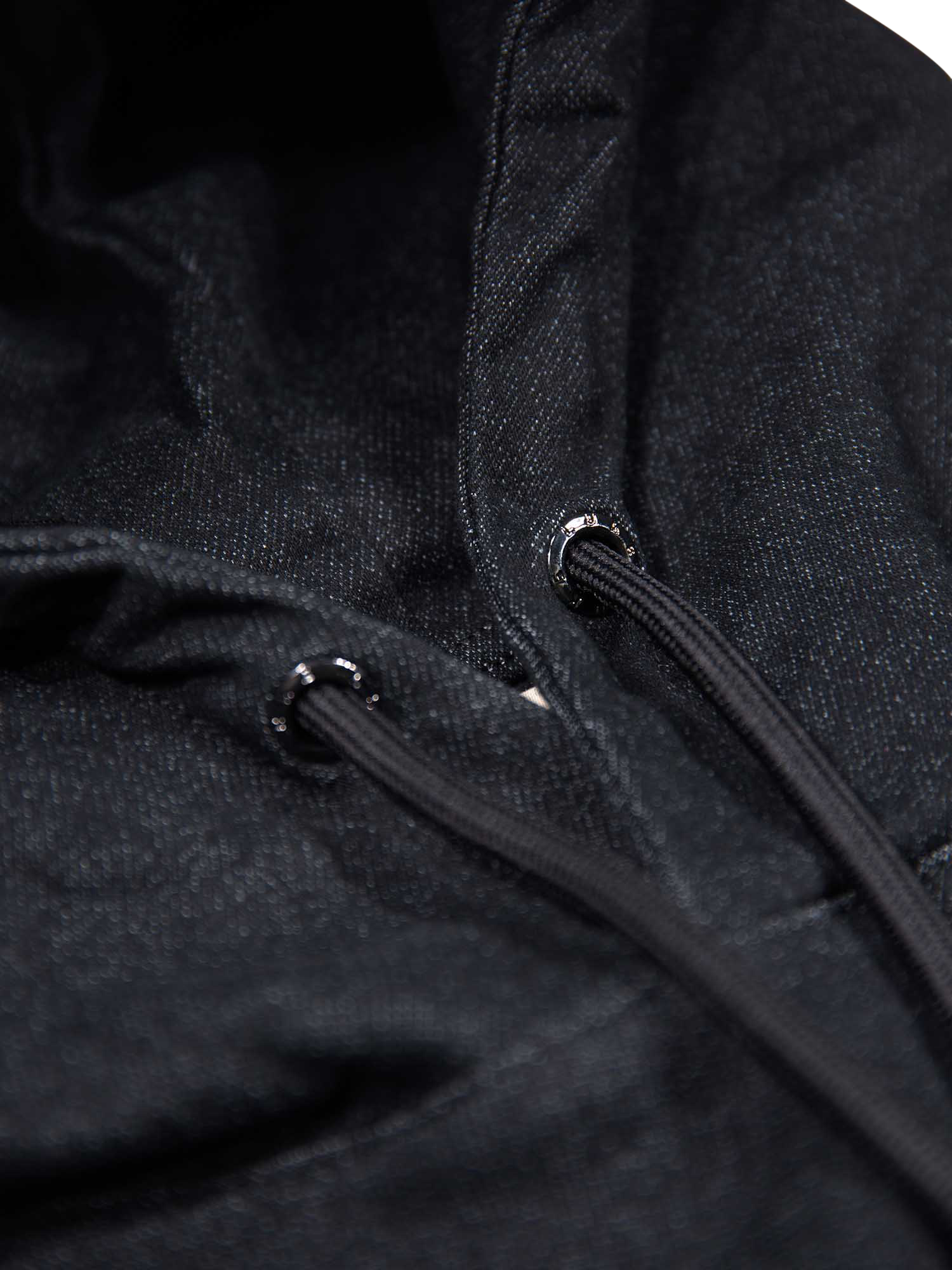 Product image 6 of 8, which shows LUKE 1977 Miter Cotton Blend Hoodie, Black, S