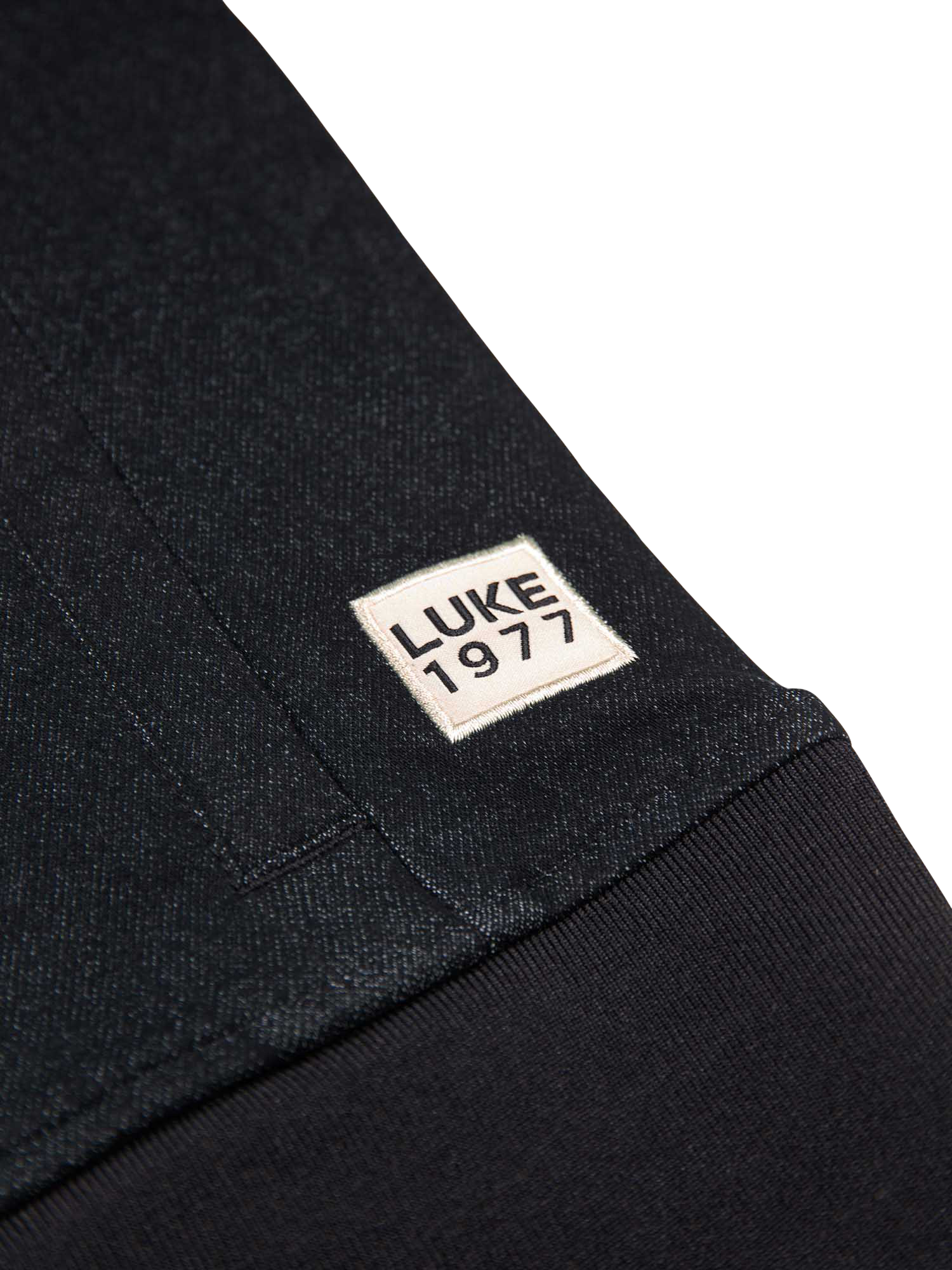 Product image 7 of 8, which shows LUKE 1977 Miter Cotton Blend Hoodie, Black, S