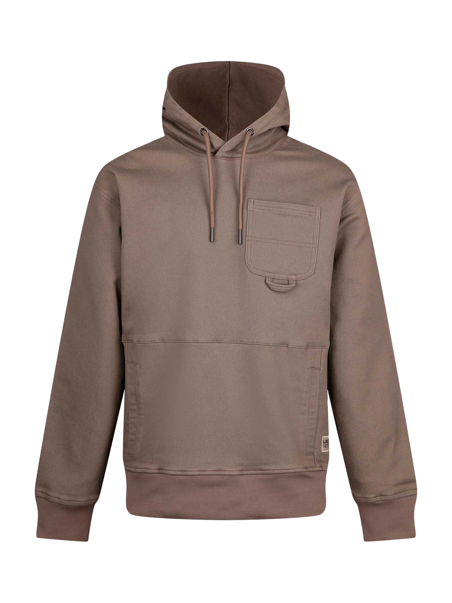 Product image 4 of 8, which shows LUKE 1977 Miter Cotton Blend Hoodie, Hardnut, S